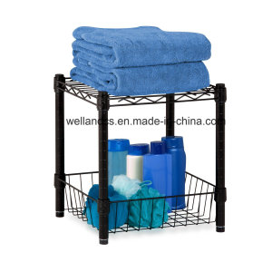 Mini Bathroom Corner Carbon Steel Storage Rack (CJ452543C2E)