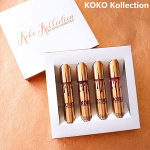 Kylie Koko Lipgloss Matte Long-Lasting with 4 Colors Lipsticks