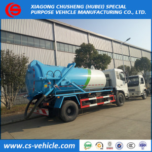 Dongfeng 4X2 6m3 8m3 Vacuum Fecal/Sewage Suction Truck