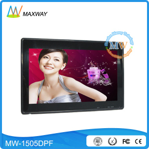 High Quality 15.6′′ Digital Photo Frame with Auto Video Play